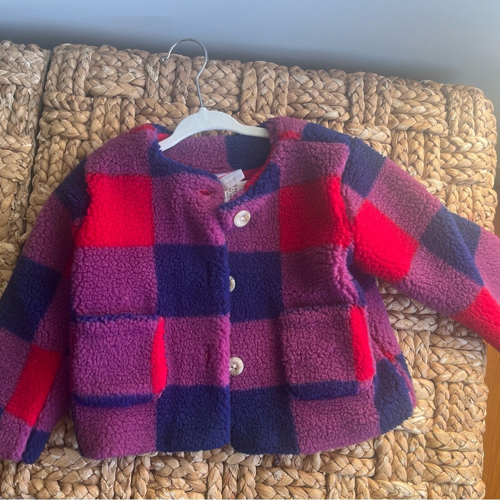 Hanna Anderson - holiday shearling jacket